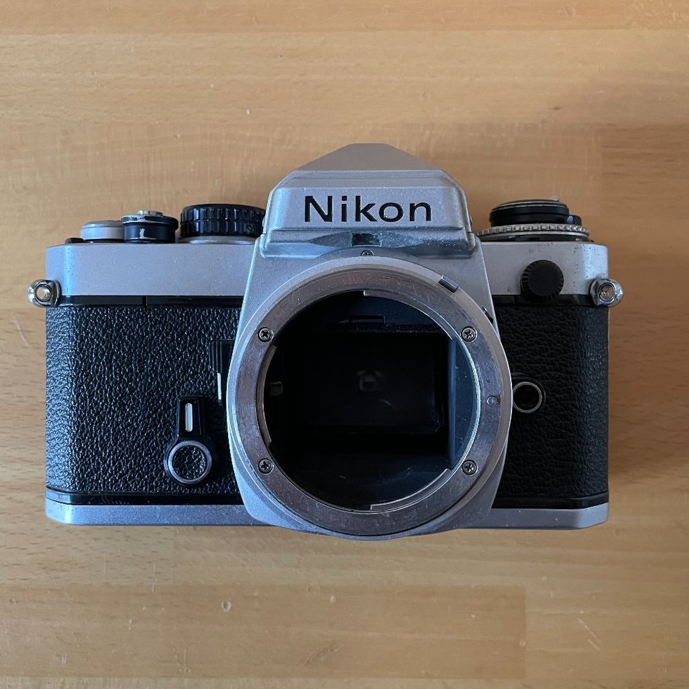 Nikon FE 35mm Vintage Film Camera w/o Lens - Works - Great Condition
